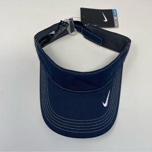Nike Dri-FIT Swoosh Golf Visor Adjustable Navy Blue Adult Unisex 429466-451 New